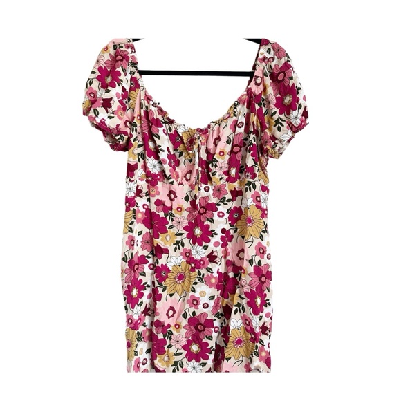 3rd + MALT Dresses & Skirts - 3rd + MALT Floral Babydoll Dress Sz XL